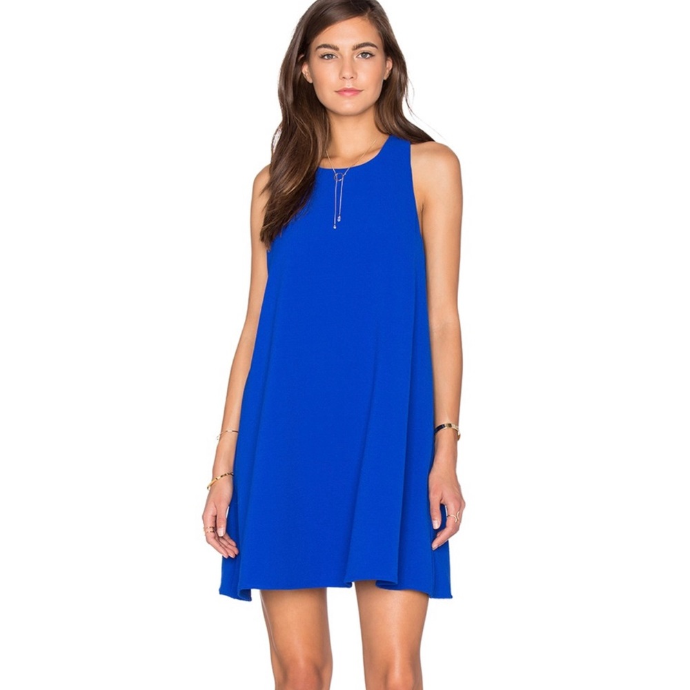 cobalt blue tank dress Tank dress in cobalt – Fal-ash main image 1